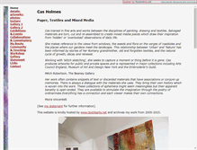 Tablet Screenshot of casholmes.textilearts.net